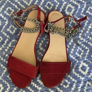 Stuart Weitzman Sandals. Made in Spain. Size 9. Fantastic color.